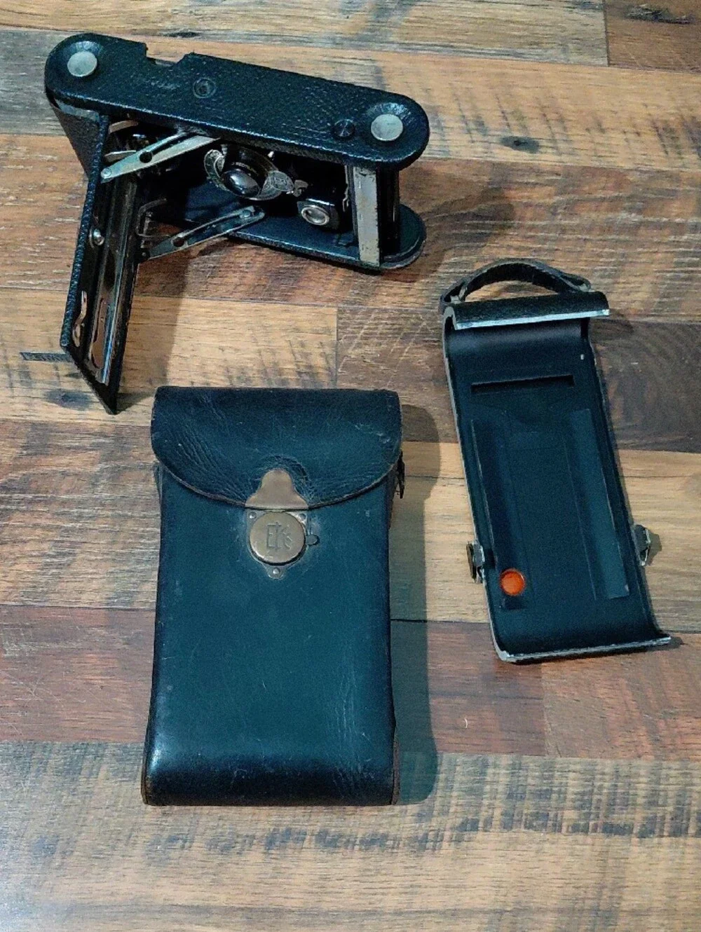 Antique/Vintage Kodak Black Autographic Junior Folding Camera Plate
